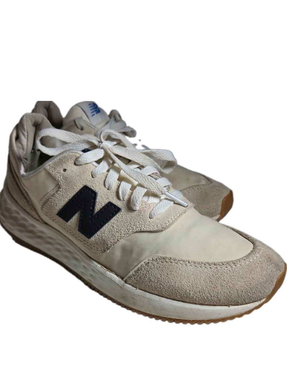 New Balance Fresh Foam 70547 Women 8.5 Beige Suede LowTop Sneaker Unisex 8.5D[9B